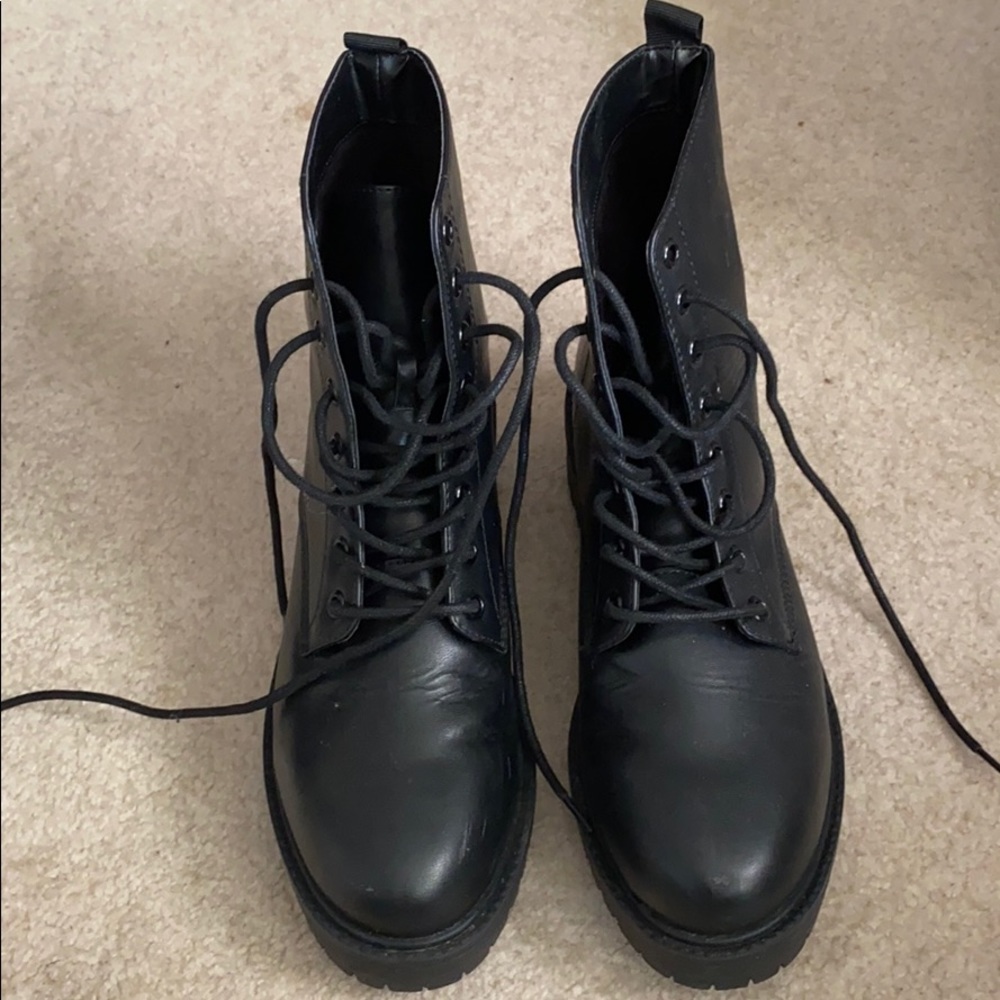 Forever21 combat boots